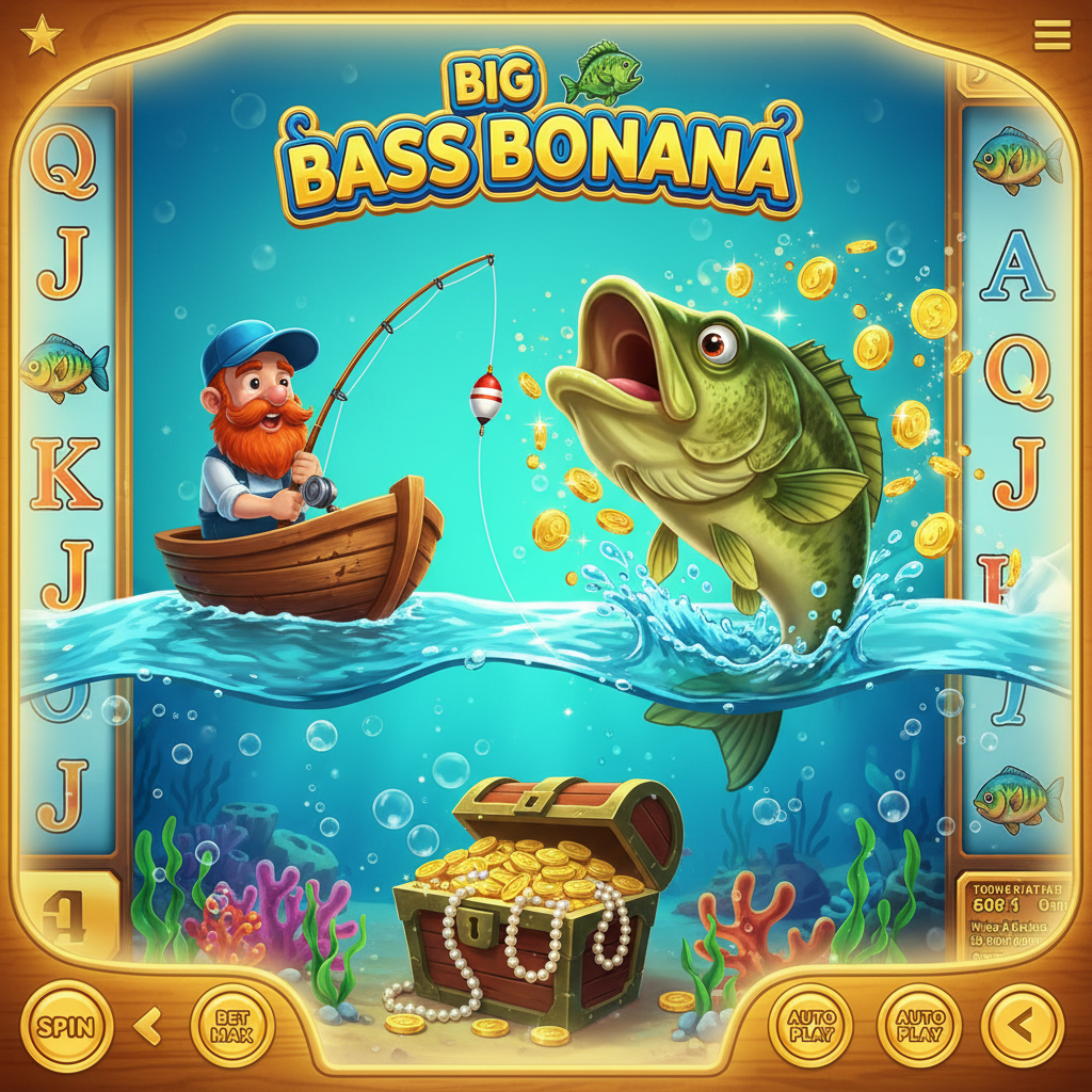 Big Bass Bonanza slot no Nine Casino online